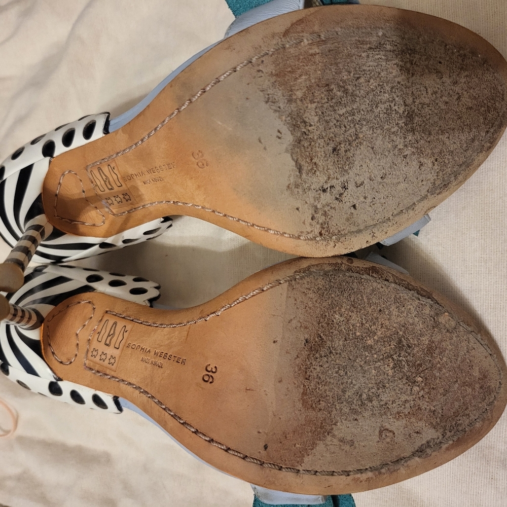 Sophia Webster Lilico open toe floral heals in 36 Eu - 6 US - Picture 5 of 8